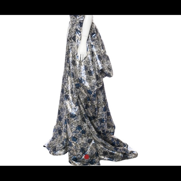 Carolina Herrera Jaquard Evening Skirt - Picture 2 of 5